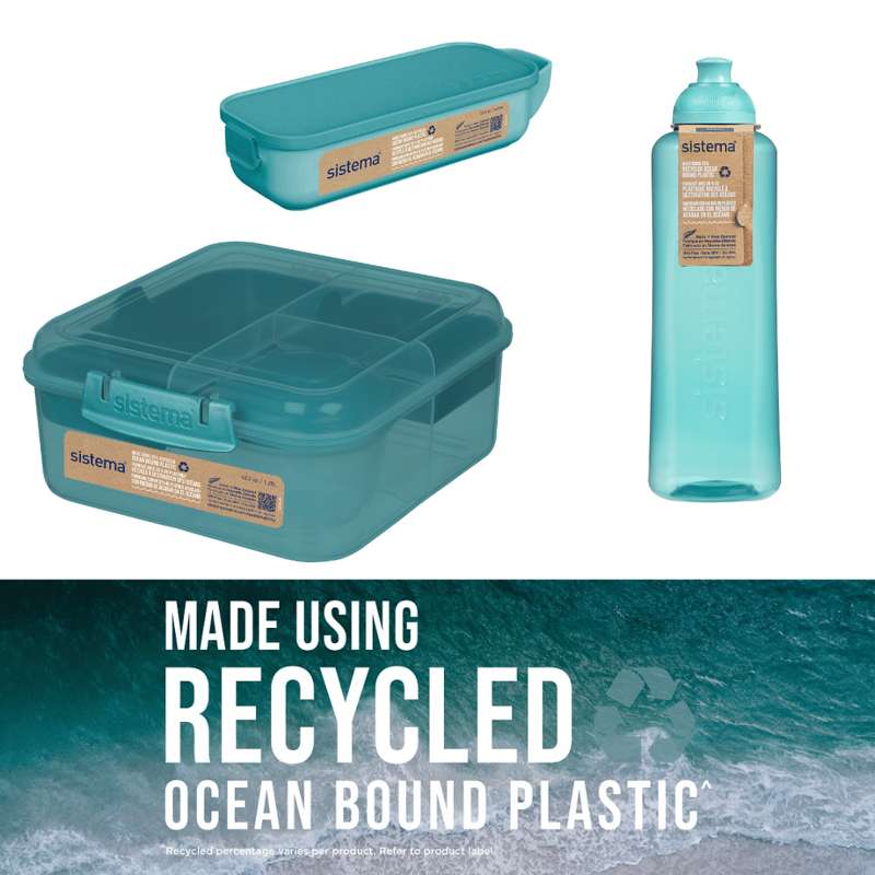 Sistema Ocean Bound Lunchbox Sampler Pack 5 - Teal Stone