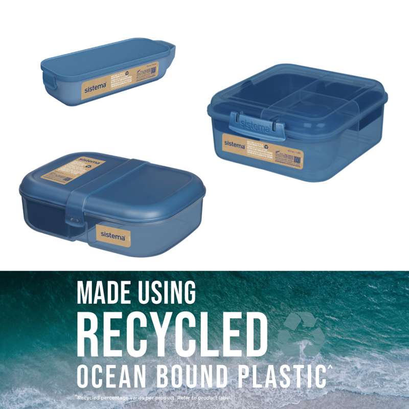 Sistema Ocean Bound Lunchbox Sampler Pack 9 - Mountain Blue