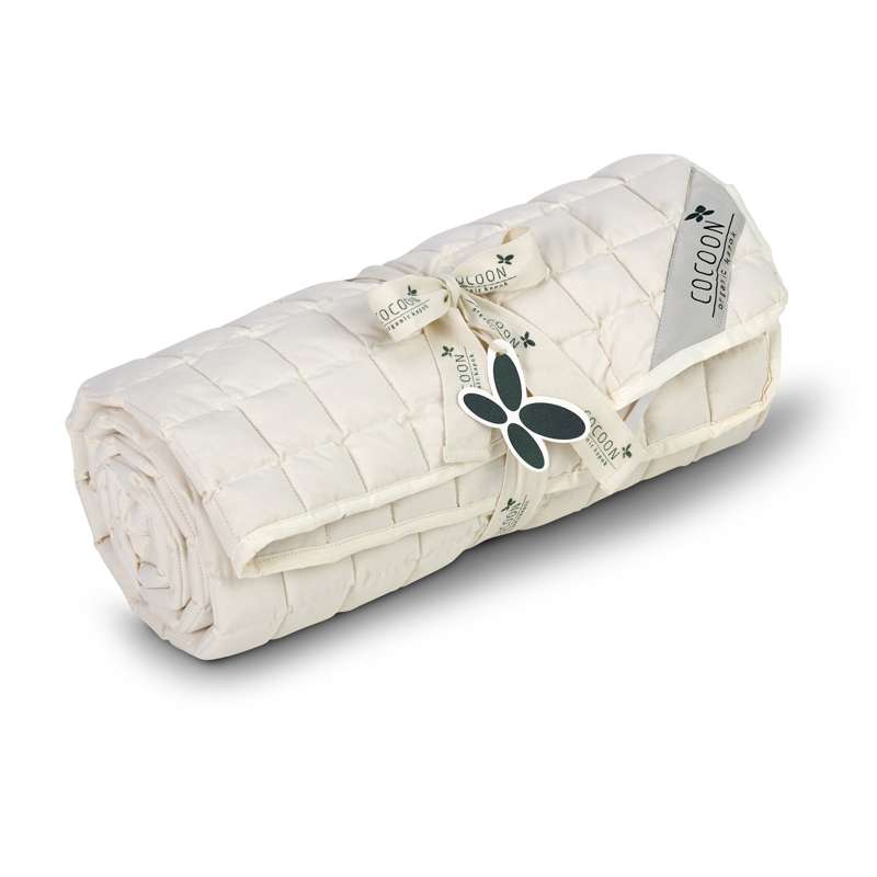 Cocoon Company Rollmatratze für Erwachsenenbett - Kapok - 90x200