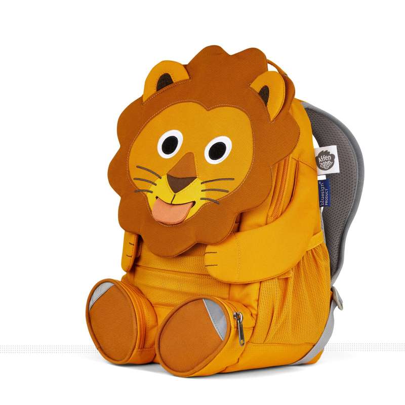 Affenzahn Großer ergonomischer Rucksack für Kinder - Löwe